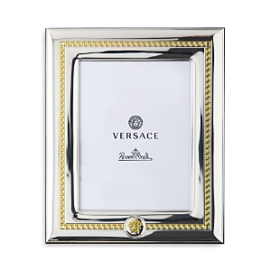 Versace Silver & Gold Frame, 6" X 7.75" In Silver/gold