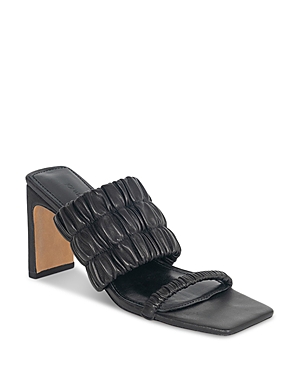 Simkhai Felix Elastic Heeled Mules In Black