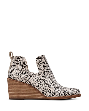 TOMS WOMEN'S PULL ON WEDGE BOOTIES