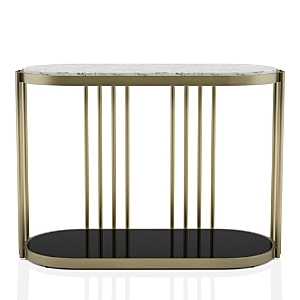Furniture Of America Athens Console Table In Brass