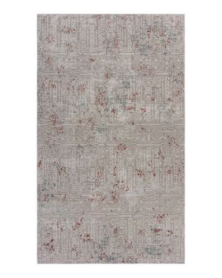 Lr Home Fantasia Neutral Distressed Geometric Area Rug, 5'3 x 7'6