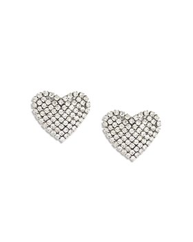 Dannijo - Lee Rhinestone Heart Earrings