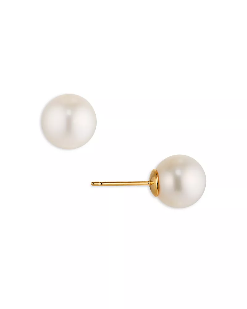 Nadri Nacre Pearl Stud Earrings