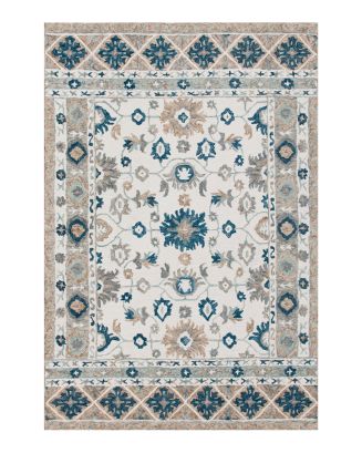 LR Home Hans Traditional Floral Mosaic Area Rug, 93