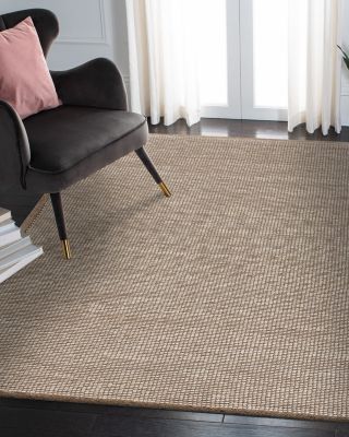 Origin Interwoven Off-White Jute Area Rug, 5' x 7'9"