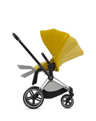 PRIAM 4 Stroller – Chrome Frame and Black Handle