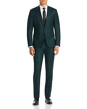 Paul Smith Wool & Cashmere Extra Slim Fit Suit In Dark Green