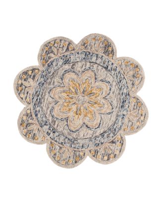 LR Home Radiance Autumn Petals Round Area Rug, 4' x 4' | Bloomingdale's