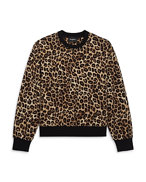 Shop The Kooples Leopard Print Sweatshirt