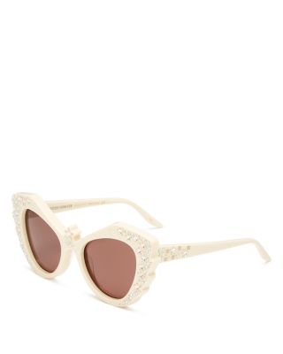Gucci Hollywood Forever Cat Eye Sunglasses Gucci by Alessandro Michele - Gold Women Casual Eyewear  main image 4