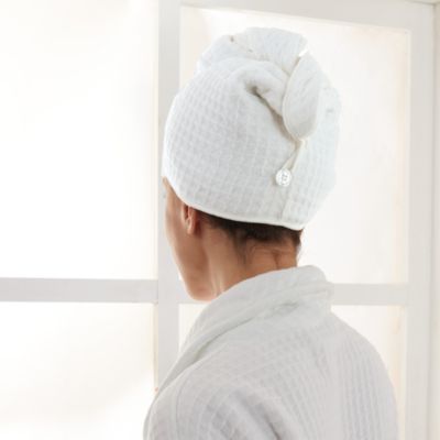 Waffle Twist Hair Towel
