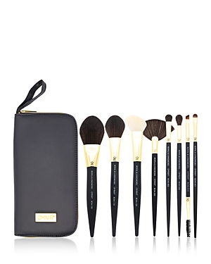 Omnia Brush Professional Gold Glam Travel Makeup Brush Gift Set
