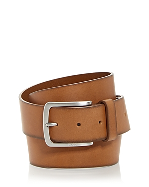Hugo Boss Men's Jor-v Leather Belt In Medium Brown