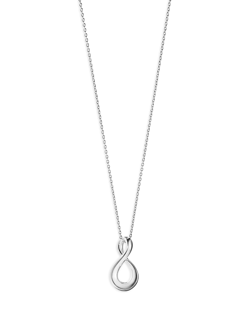 Georg Jensen Women's Infinity Sterling Silver Drop Pendant Necklace In Silver