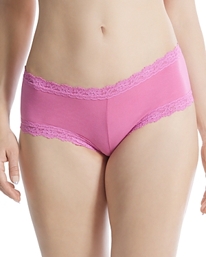 Hanky Panky Cotton With A Conscience Boyshort In Chateau Rose Pink