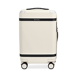 Paravel Aviator Carry On Plus Spinner Suitcase In Domino Black