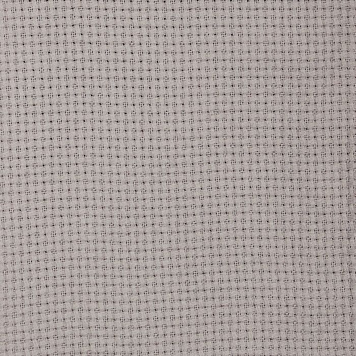 Shop Sky Basketweave Cotton Blanket, Queen - 100% Exclusive In Mineral Grey