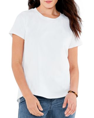 NZT BY NIC+ZOE - Crewneck Shirttail Tee