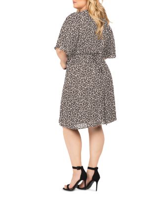 Plus Candice Floral Print Wrap Dress