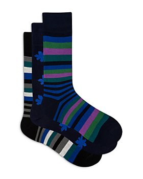PS Paul Smith - Cotton Blend Mixed Mid Calf Socks, Pack of 3