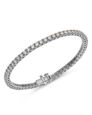 Bloomingdale's Diamond Tennis Bracelet In 14k White Gold, 5.0 Ct. T.w. - 100% Exclusive