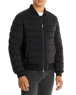Herno L'aviatore Down Bomber Jacket In Nero