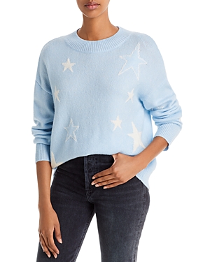 Rails Perci Star Sweater In Powder Blue