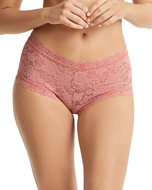 Hanky Panky Signature Lace Boyshort In Antique Rose Pink