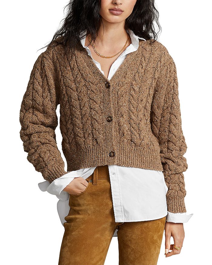 Ralph Lauren Cable Knit Cardigan Bloomingdale