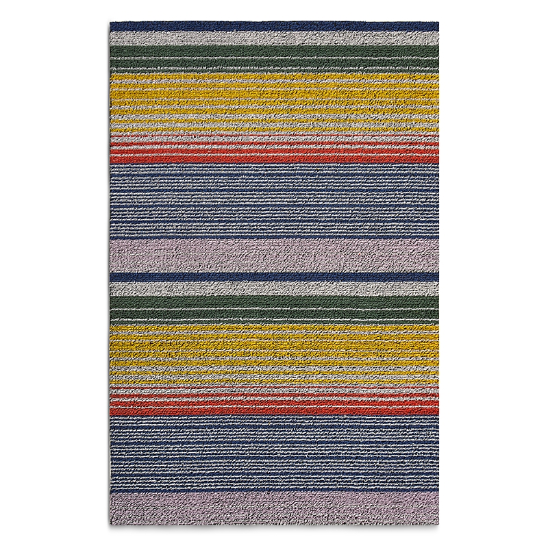 Chilewich Pop Stripe Shag Doormat, 18 X 28 In Multi