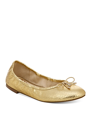 Sam Edelman Women's Felicia Slip On Ballet Flats In Gold