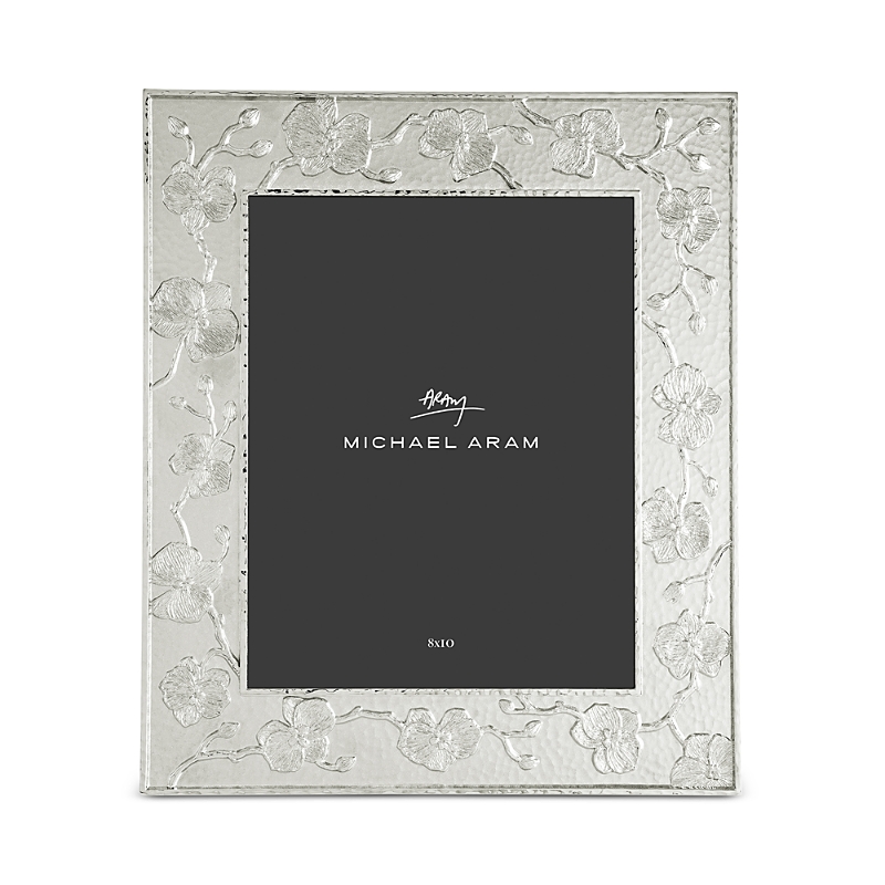 Michael Aram White Orchid Sculpted Frame, 8" X 10" In Silver