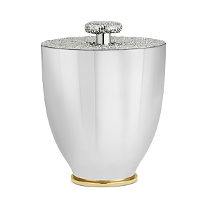 Shop Michael Aram Shagreen Ice Bucket In Silver