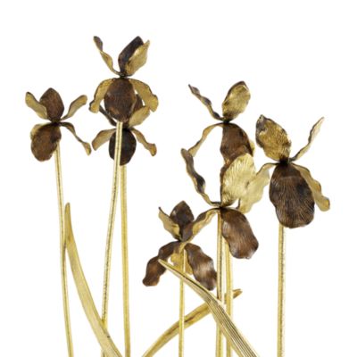 Black Iris Garden Sculpture