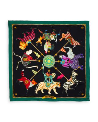 Animal Menagerie Silk Square Scarf