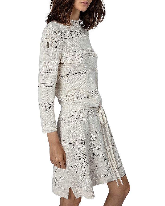 Zadig & Voltaire Cecily ZV Monogrammed Knit Dress | Bloomingdale's