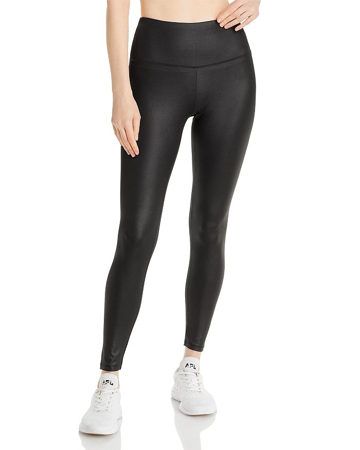 These Faux Leather Leggings Are Actually Yoga Pants