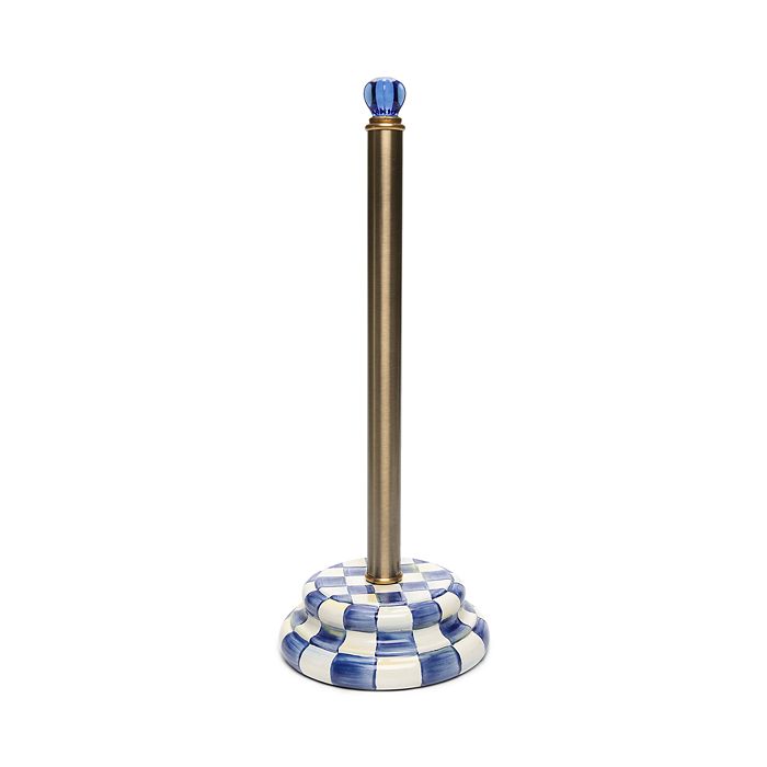 Mackenzie childs royal check paper towel holder online