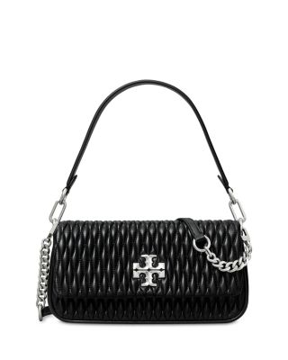 12272 TORY BURCH Kira Quilted Small Satchel BLACK