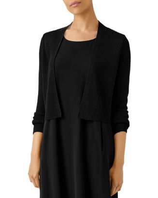 eileen fisher short cardigan
