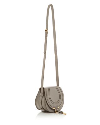 Marcie Small Leather Saddle Bag