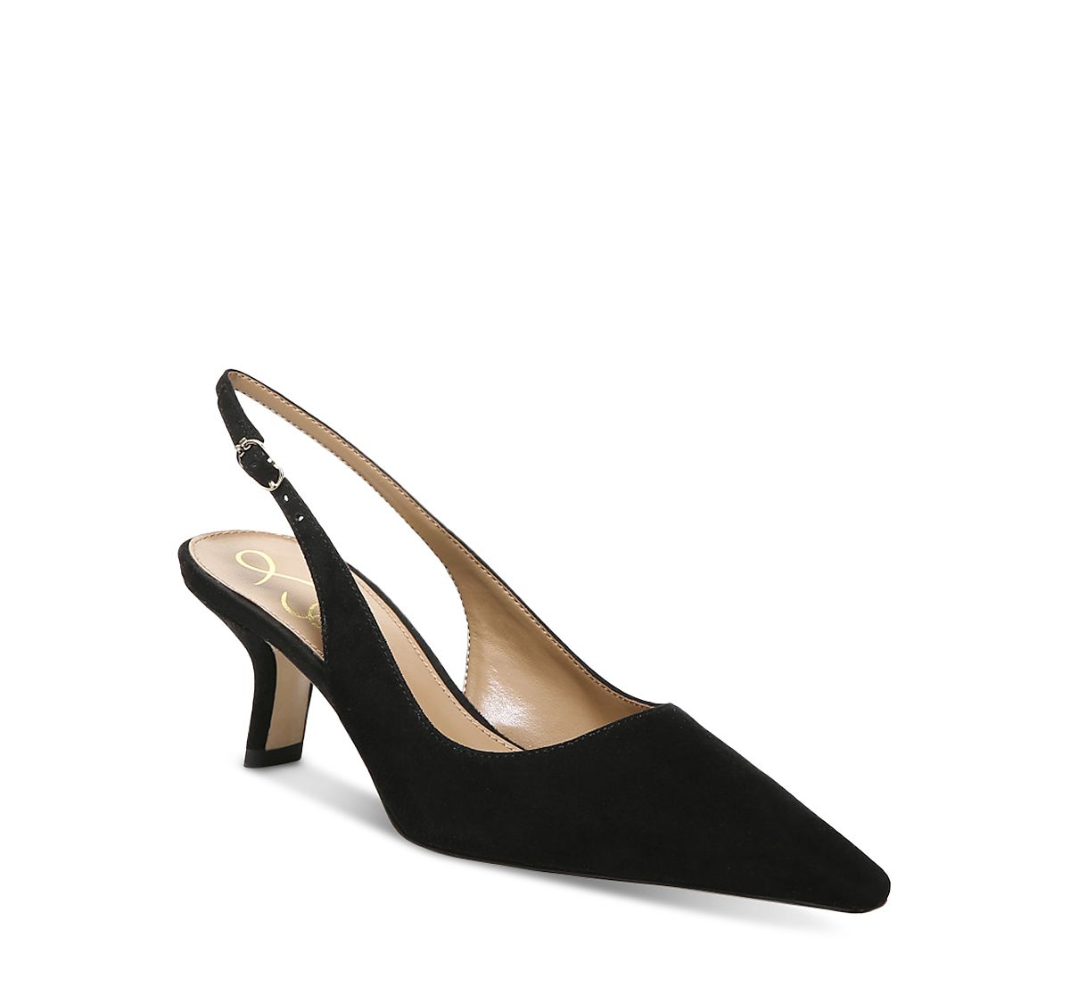 Sam Edelman Women's Bianka Wide Slingback Kitten Heels