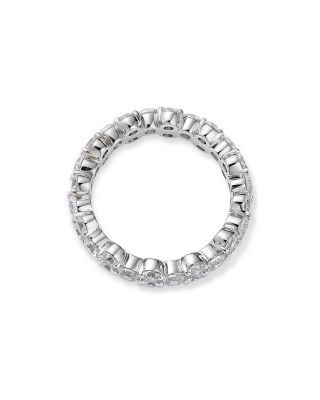 Diamond Cluster Eternity Band, 4.0 tcw, in 14K White Gold, 4.0 tcw 