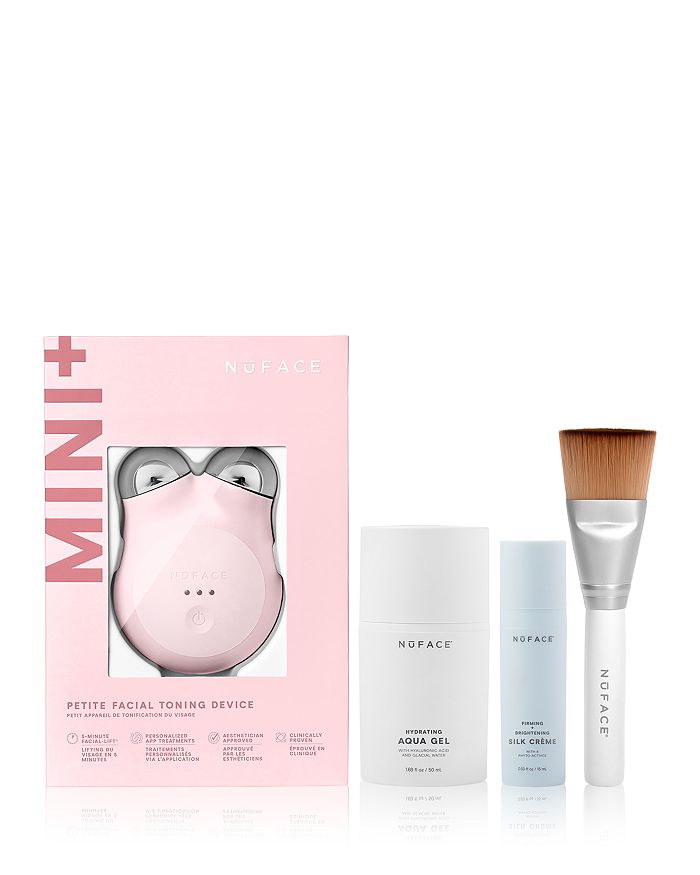 NuFace Mini+ Facial Toning Device & Primer - Pink | Bloomingdale's