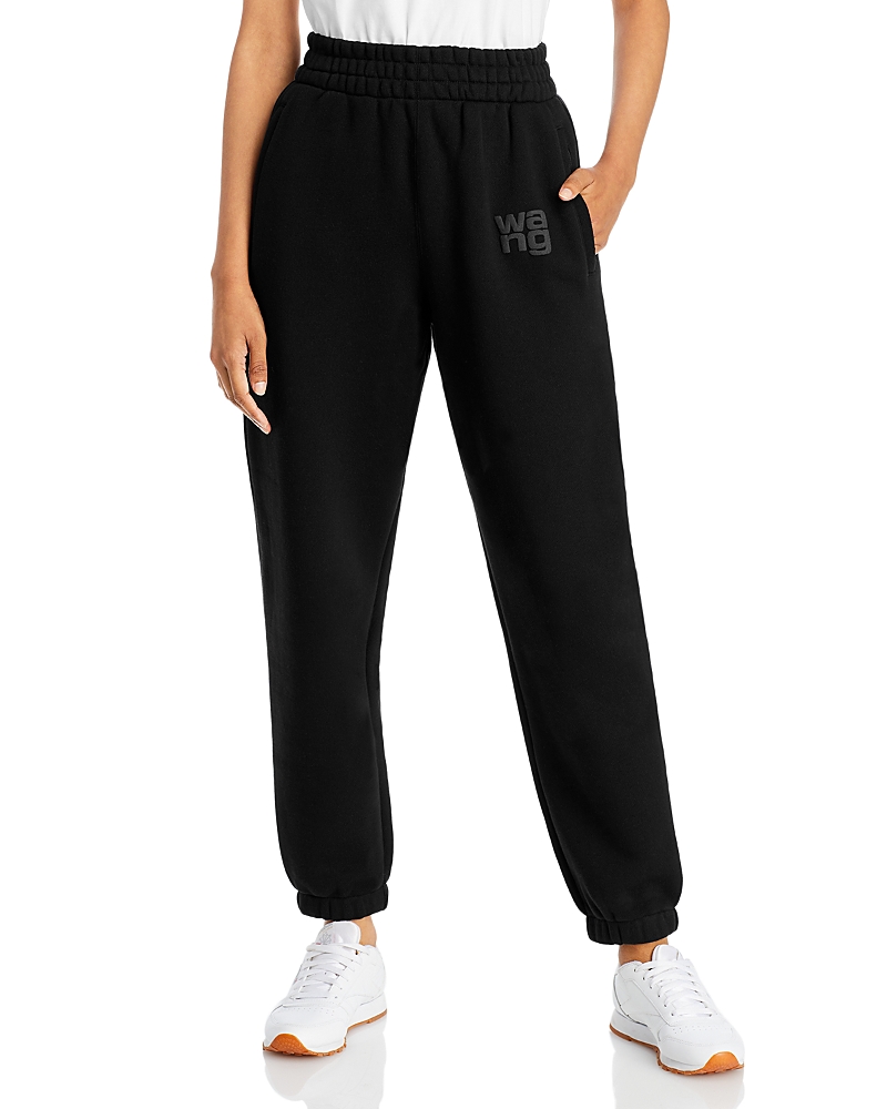 Alexander Wang T T By Alexander Wang Jogging Pants With Logo In Black