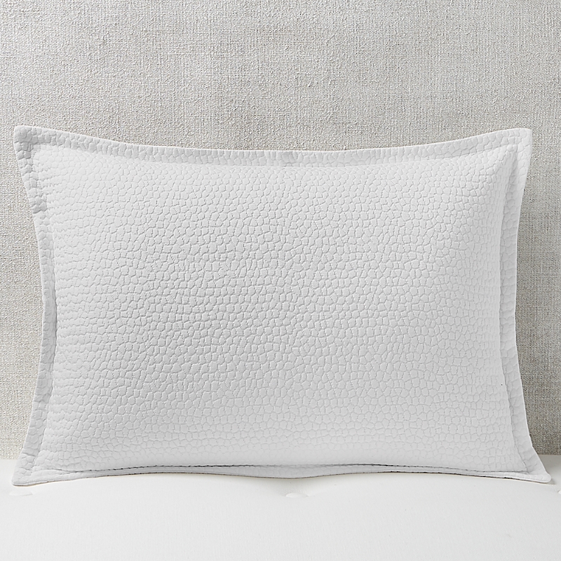 Hudson Park Collection Signature Pebbled Matelasse Standard Sham, Pair