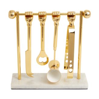 Jonathan Adler Barbell Barware Set | Bloomingdale's Home