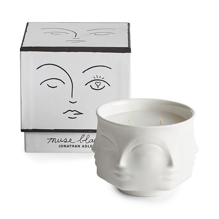 Jonathan Adler Muse Blanc Ceramic Candle Bloomingdale's