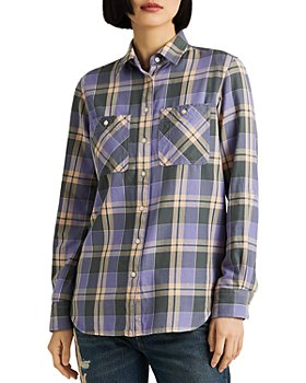 Ralph Lauren - Plaid Button Front Shirt