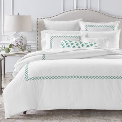 Embroidered Percale Bedding Collection - Exclusive